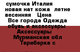 сумочка Италия Terrida  новая нат.кожа  летне -весенняя › Цена ­ 9 000 - Все города Одежда, обувь и аксессуары » Аксессуары   . Мурманская обл.,Териберка с.